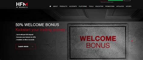 hfm welcome bonus